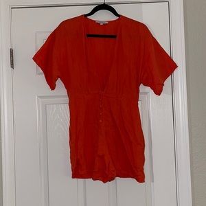 Orange romper
